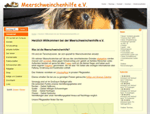 Tablet Screenshot of meerschweinchenhilfe.de